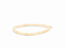 SOÏ armbånd 4mm - gul jade